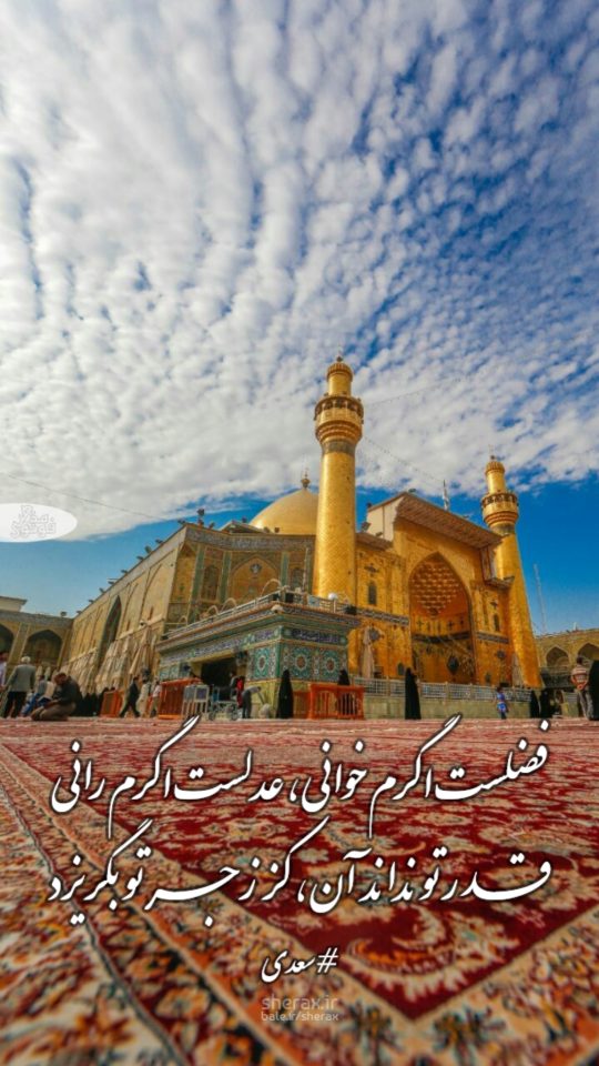شعر عکس - فضلست اگرم خوانی، عدلست اگرم رانی - قدر تو نداند آن، کز زجر تو بگریزد