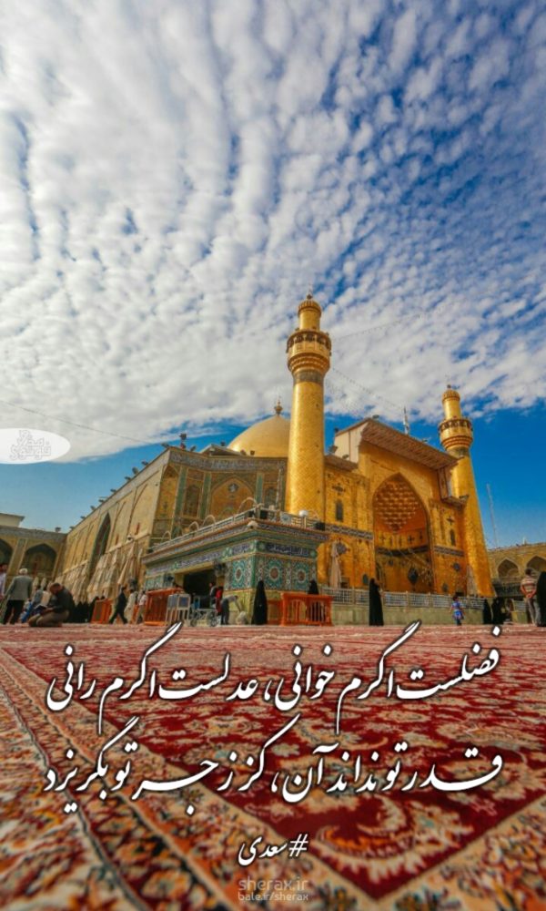 شعر عکس - فضلست اگرم خوانی، عدلست اگرم رانی - قدر تو نداند آن، کز زجر تو بگریزد
